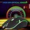 Ant GM 46 Wired Right Handed Optical  Gaming Mouse (USB 2.0, Black) - Image 4