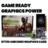 GT730 4GB DDR3 128-Bit Graphics Card | PCIe 2.0 x8 GPU | HDMI, DVI & VGA | DirectX 12 | 4K Display Support | Desktop Graphics Card for Gaming, Video Editing & Multimedia - Image 2