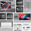 Foxin Elite 60.96 cm (24 inch) Full HD LED Backlit IPS Panel Monitor (IPS Panel | 100Hz | True Pixel | Anti-Glare & Flicker Free) (Response Time: 1 ms, 100 Hz Refresh Rate) - Image 2