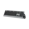 Portronics POR-1569 Wireless, Bluetooth Standard Laptop Keyboard Compatible with Desktop, iPad, Laptop, Mac, Tablet with Multi-Device Bluetooth, 2.4GHz Wireless, Compact Tenkeyless Layout, Noiseless Keys, Auto-Sleep Mode (Grey)