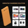 Portronics 10000 mAh 22.5 W Ultra Slim Pocket Size Power Bank (Yellow, Lithium Polymer, Fast Charging for Mobile, Tablet, Earbuds, Smartwatch) - Image 2