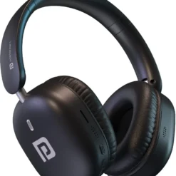 Portronics Muffs M6 Over Ear Wireless Bluetooth Headphone with Upto 40 Hours Playtime, Dual Pairing, 40mm Driver, HD Mic, Bluetooth 5.4V, Foldable Design, Type C Fast Charging (Black)