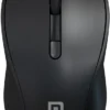Portronics Toad 34 Ambidextrous Optical Mouse with Upto 1600 DPI, Silent Click Switches, Auto-Sleep Power Saving (2.4GHz Wireless, Black)